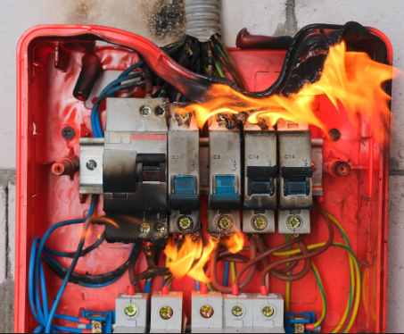 Electrical Panel Fire